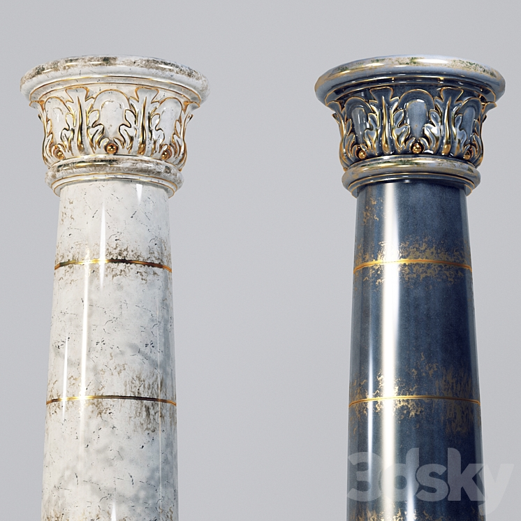 classic column 03 3D Model