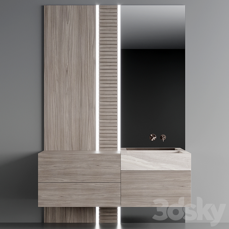 Bathroom console ?8 3D Model
