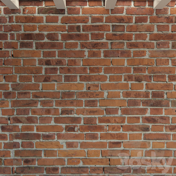 Brick wall. Old brick. 162 3D Model