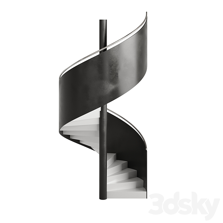 Spiral Staircase Type 5 3D Model