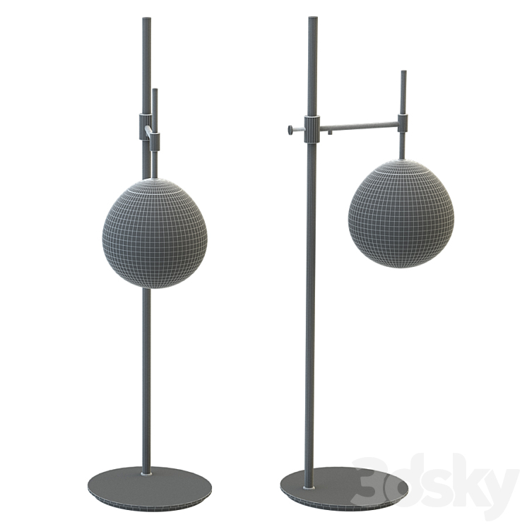 Table Lamp Erich Maytoni metal 3D Model Free