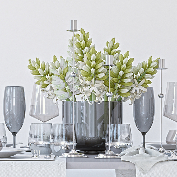 Table setting 55 3D Model