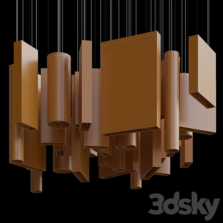 Greenbox – Vargov Design pendant lamp 3DS Max Model - thumbnail 2