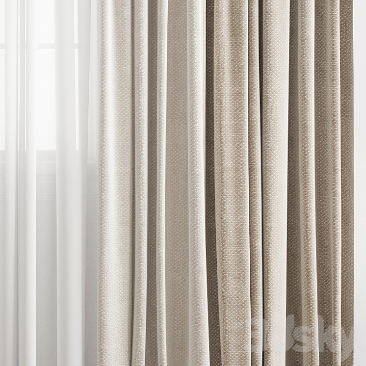 Curtain 304 3D Model