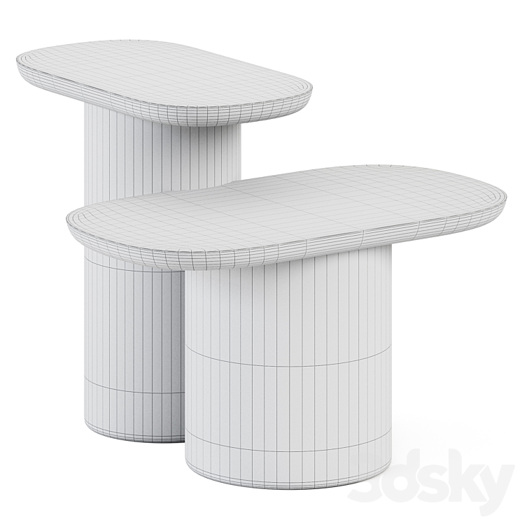 Porto high table by RAIN 3D Model