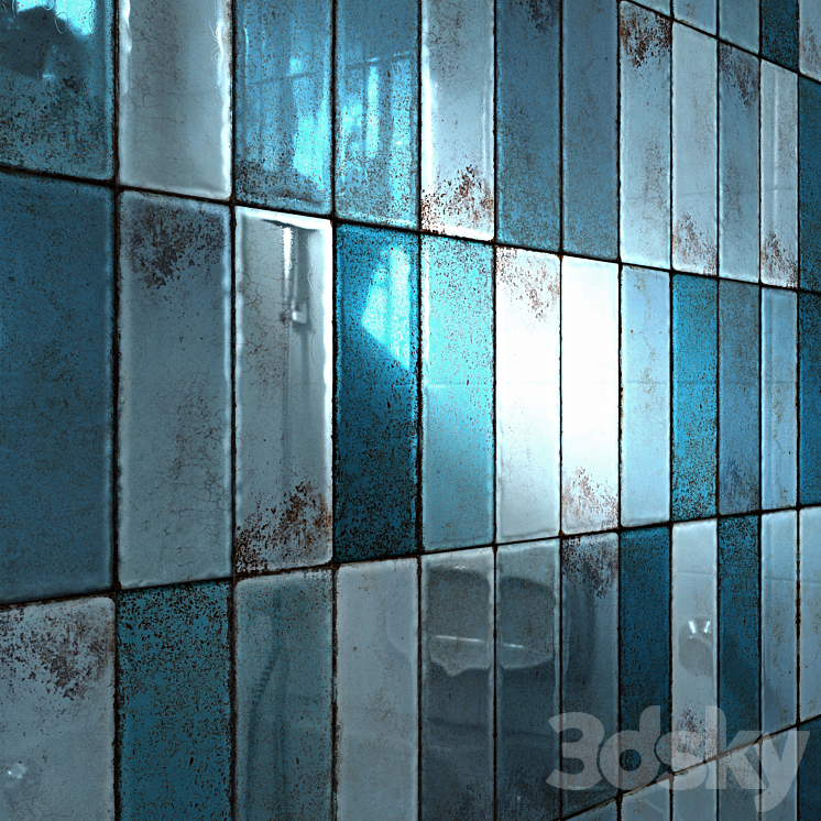 Bathroom tiles Tubadzin - Curio 3D Model