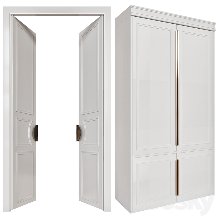 BB Associati door 3D Model