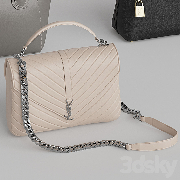 Set of bags 5 3D Model