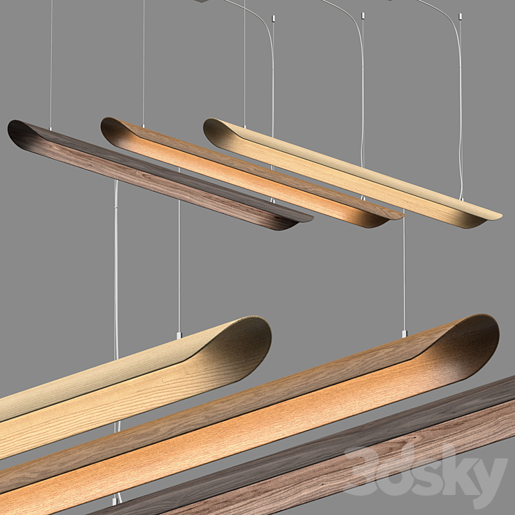 Canoe Lamp by Studio Vayehi 3DS Max Model - thumbnail 1
