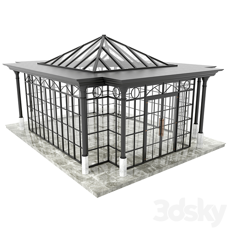 Winter Garden 3D Model