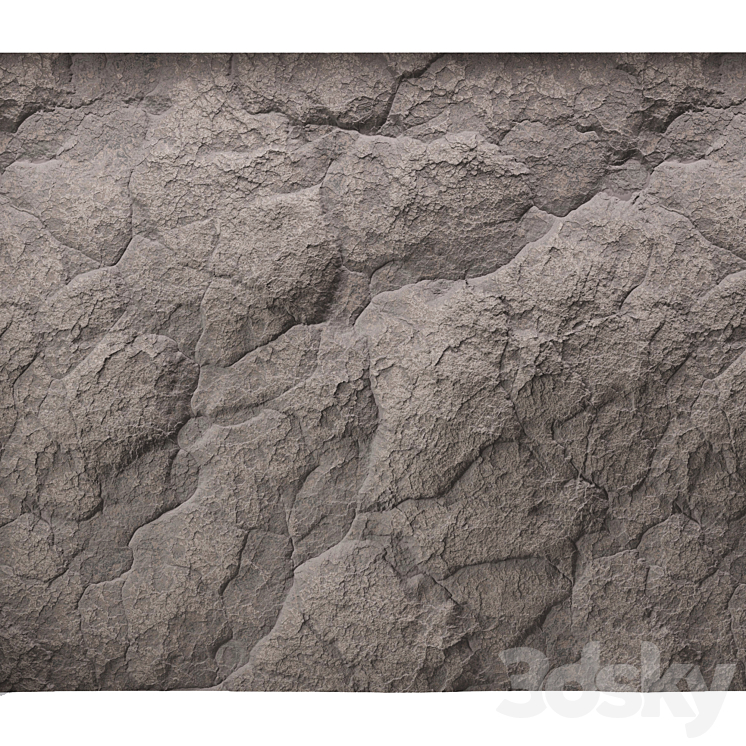 Rock cliff wall ?40 3D Model