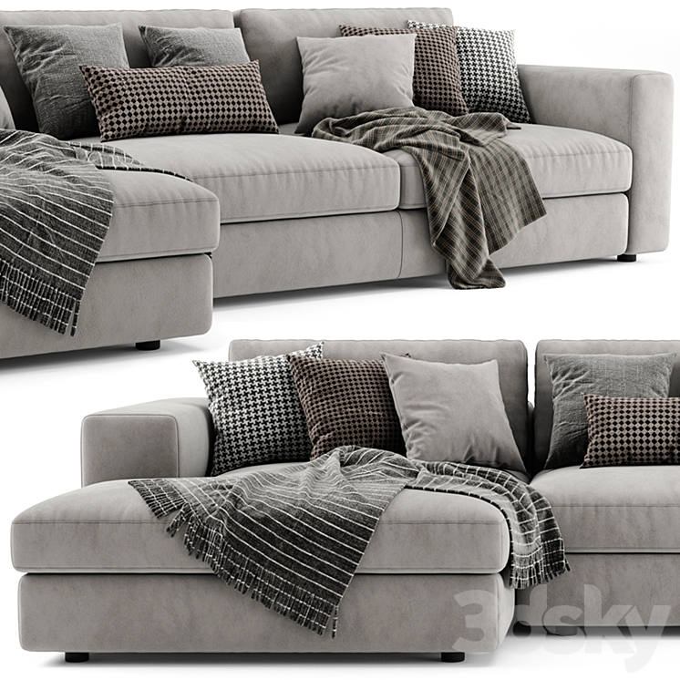 Ditre Urban Chaise Longue Sofa 3D Model