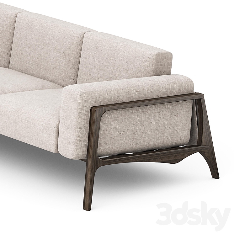 Three-seater Avior sofa by ARCHMEBEL 3DS Max - thumbnail 2