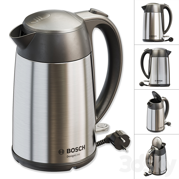 Teapot BOSCH_TWK3P420 \/ Electric kettle BOSCH_TWK3P420 3DS Max - thumbnail 1