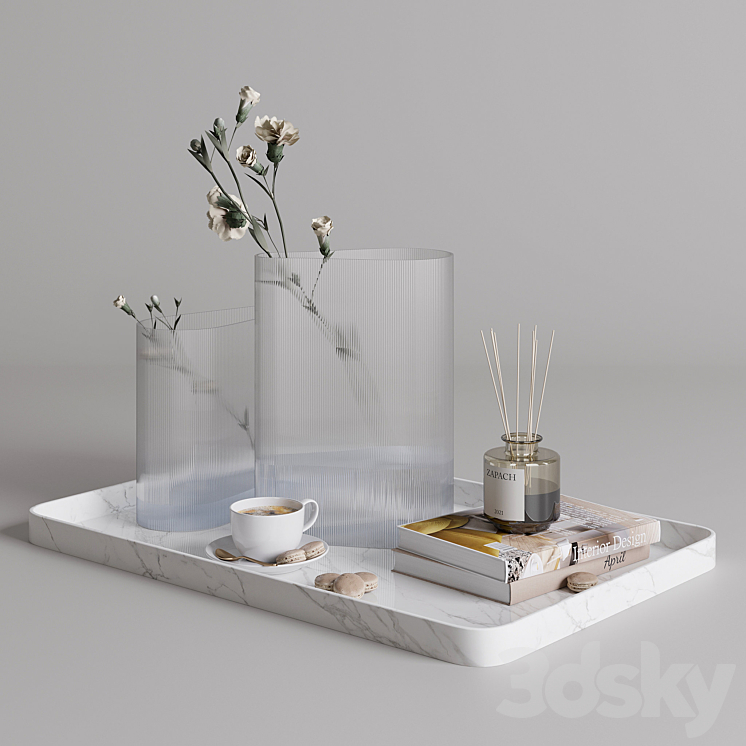 Coffee set 03 3D Model