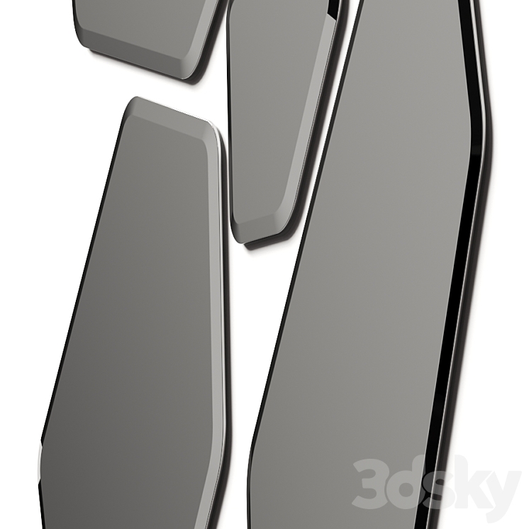 Desalto Quartz Mirror Set 3DS Max - thumbnail 2