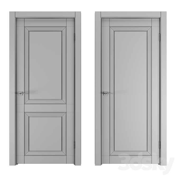 Uberture Decanto doors 3D Model
