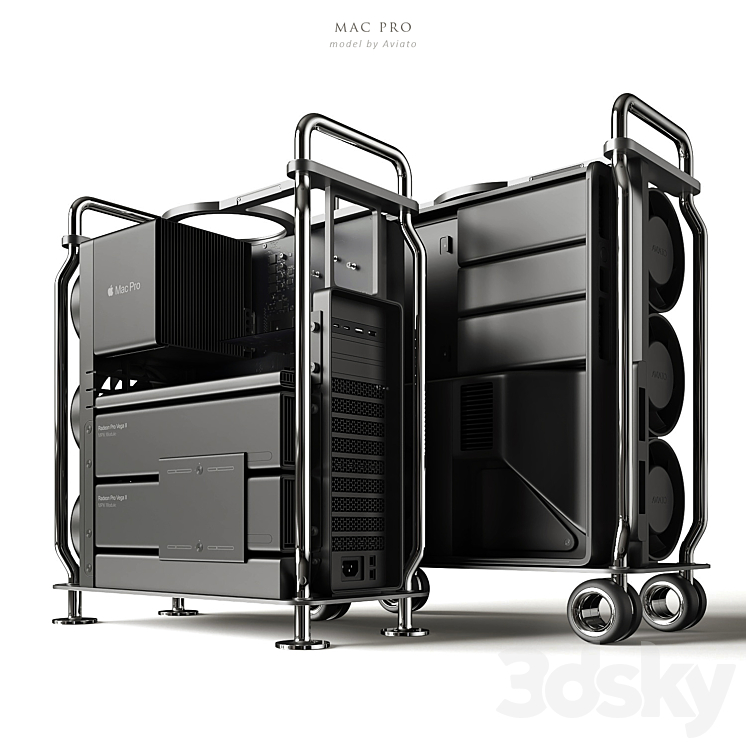 Apple Mac Pro 3D Model