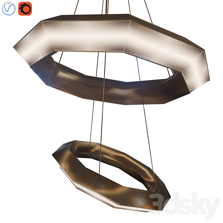Chandelier helvetia s 3D Model Free