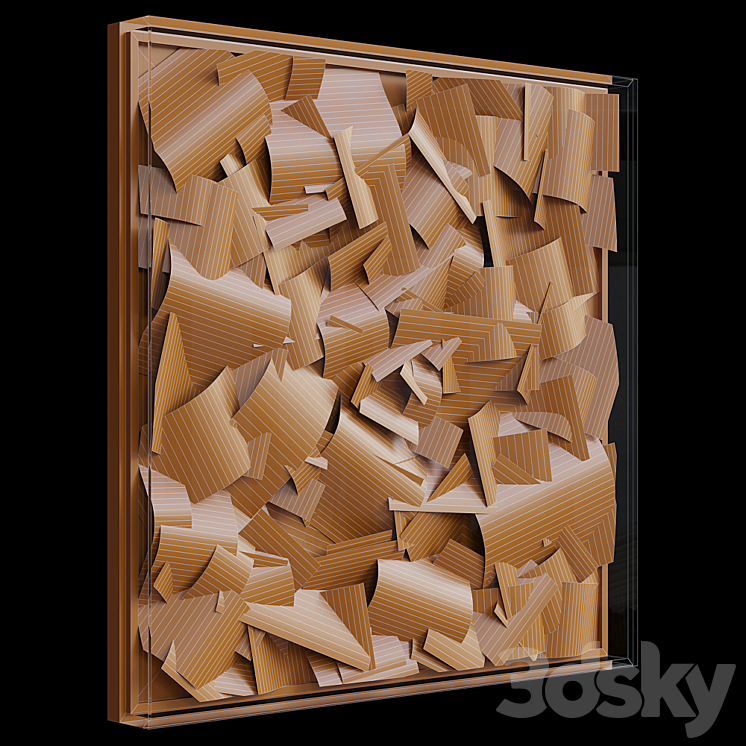 Greenbox – wall-mounted phytomodule with lighting Vargov Design 3DS Max - thumbnail 2