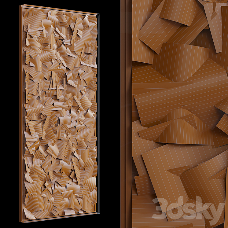 Greenbox – wall-mounted phytomodule with lighting Vargov Design 3DS Max - thumbnail 2