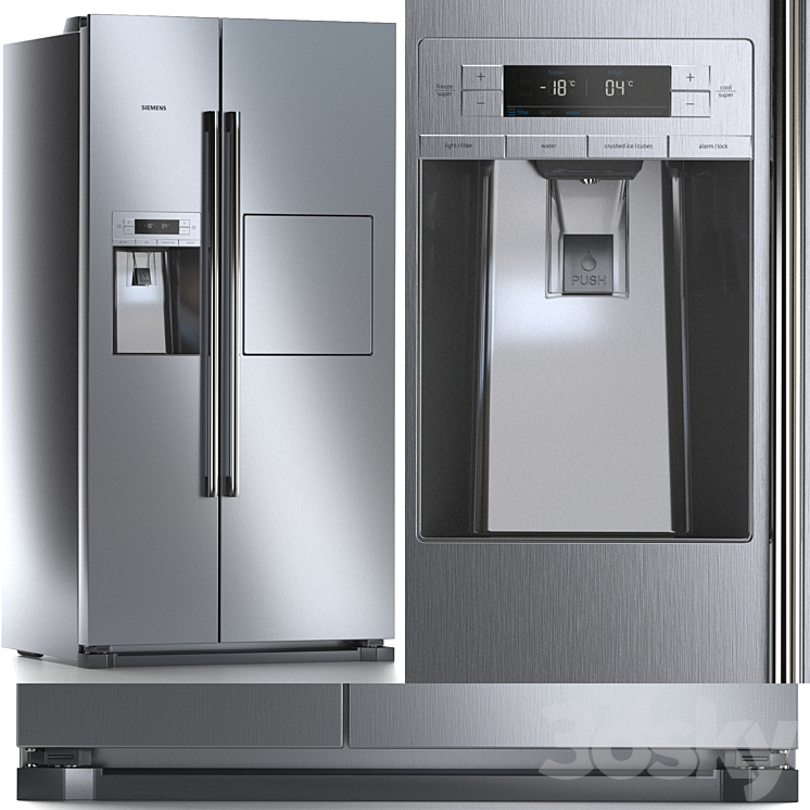 Siemens kitchen appliances set 5 3DS Max - thumbnail 2