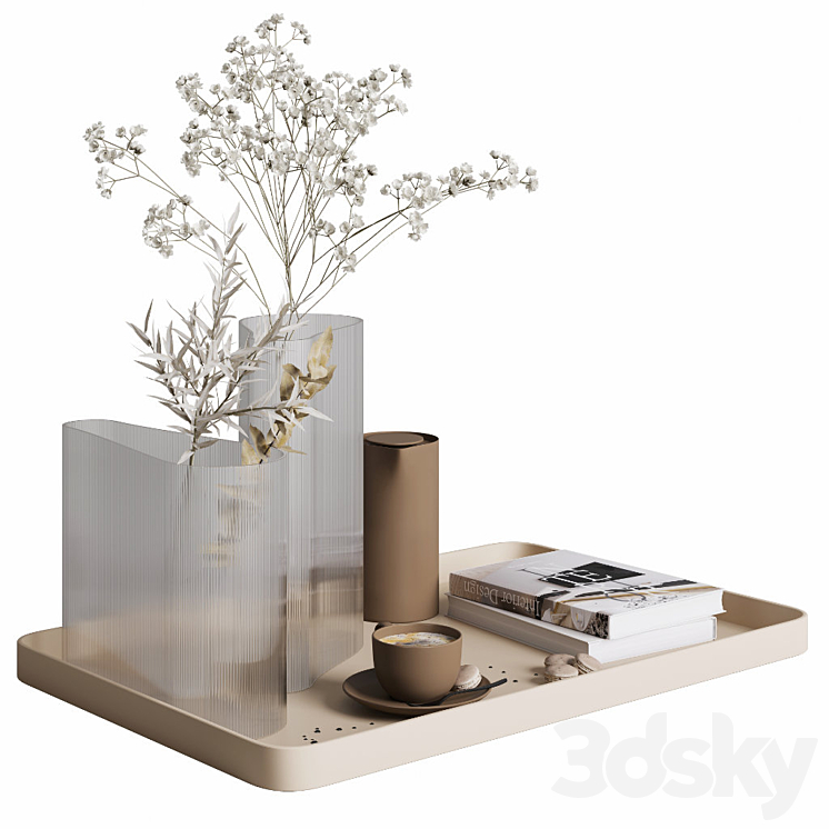 Coffee set 04 3D Model