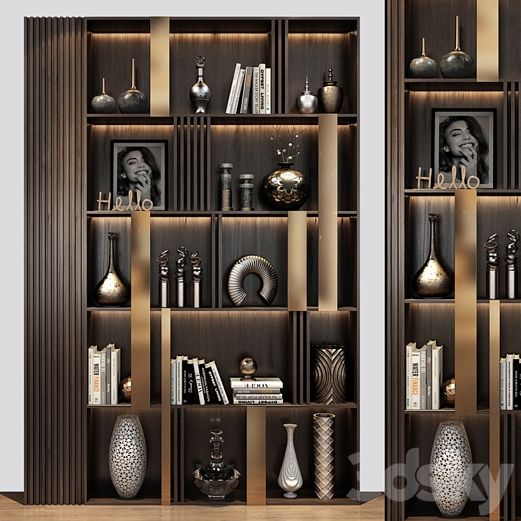 Cabinet Furniture 0401 3DS Max - thumbnail 1