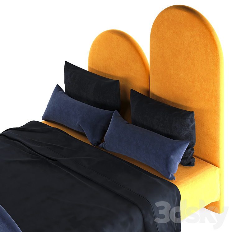IKEA BED 3DS Max Model - thumbnail 2