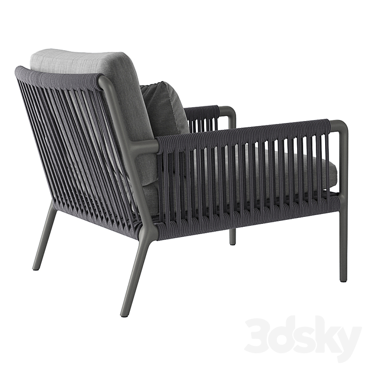 Sutherland furniture Otti Lounge Chair 3DS Max Model - thumbnail 2