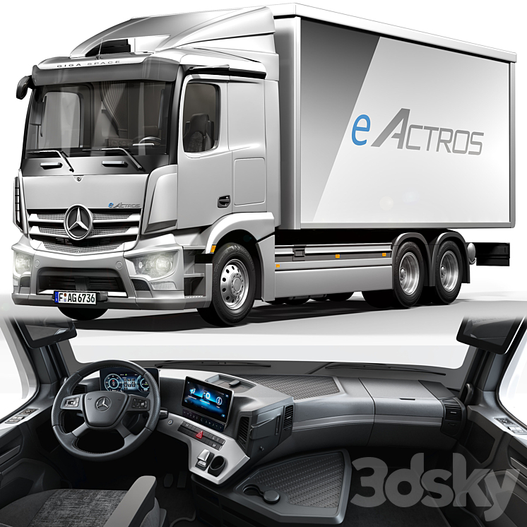 benz_eACTROS Free Download