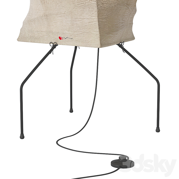 Vitra Akari UF4-33N 3D Model