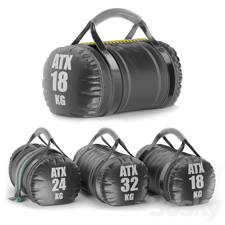 Gym Weight Atx Strongman Bag 3D Model