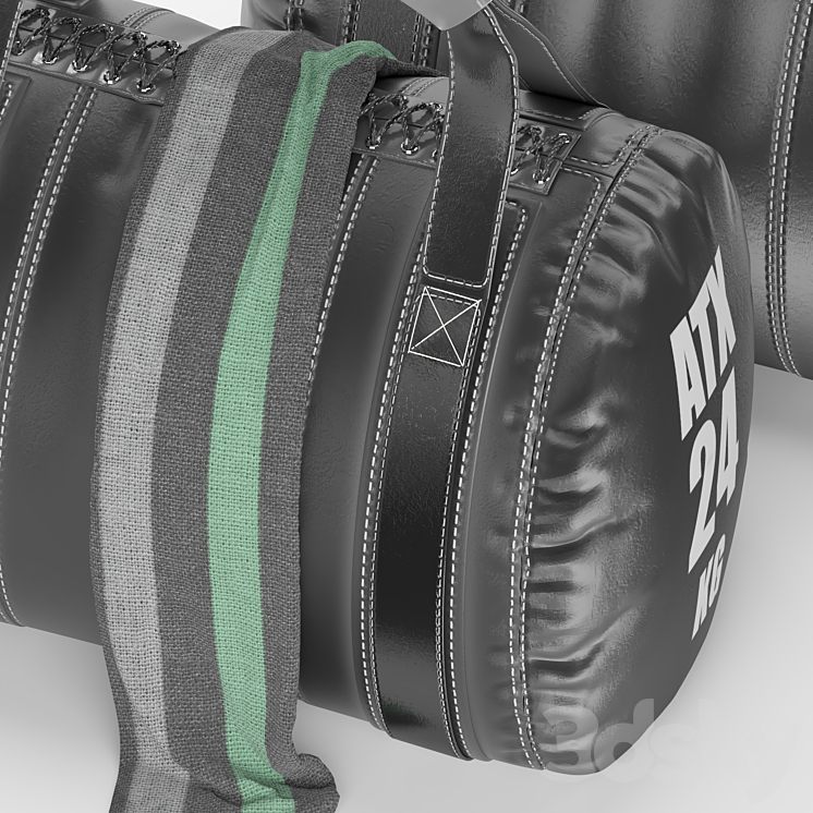 Gym Weight Atx Strongman Bag 3D Model Free