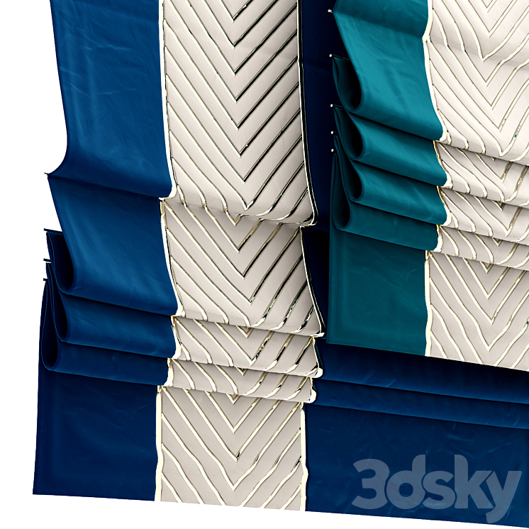 Roman blind 104 3D Model