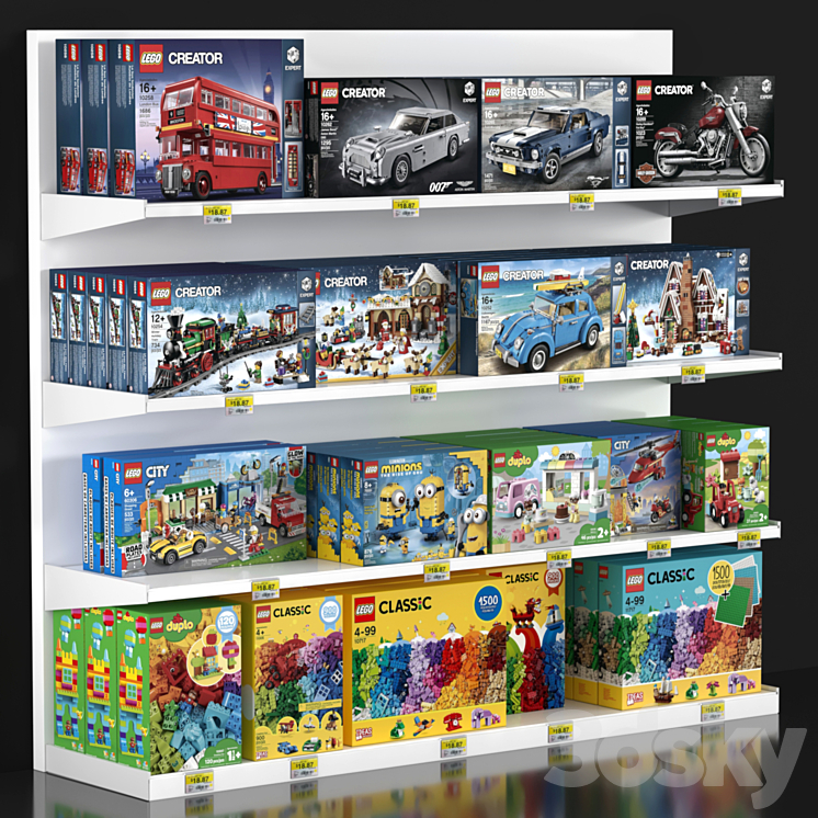 Lego Showcase 3DS Max - thumbnail 1