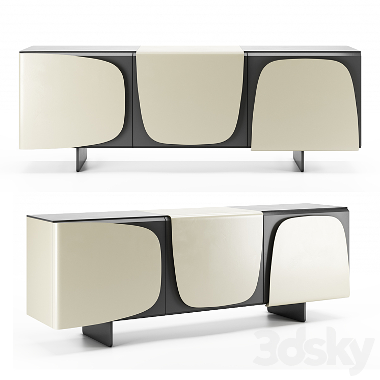 TRILOGY Sideboard by Ozzio Italia 3DS Max Model - thumbnail 1