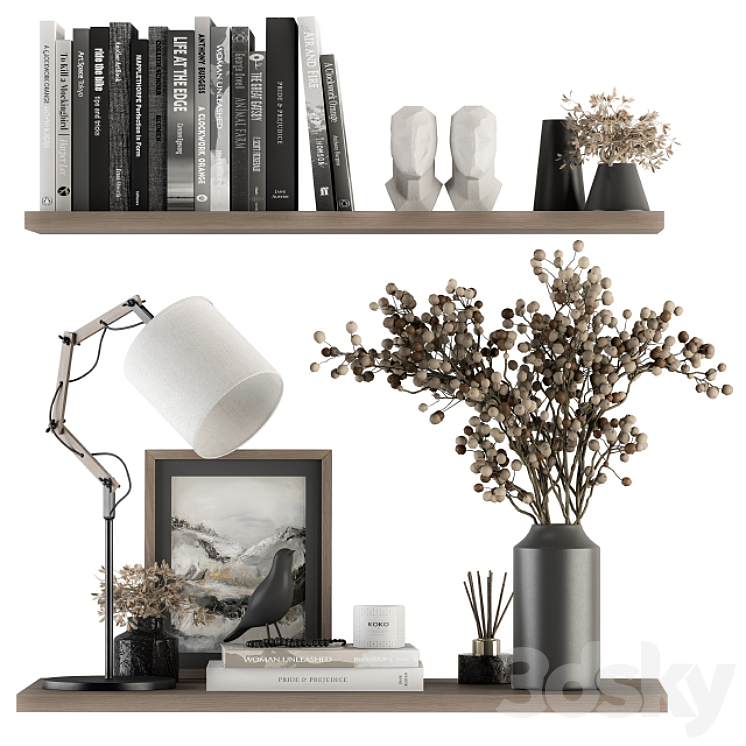 Decorative Set with Bouquet - Set 72 Free Download