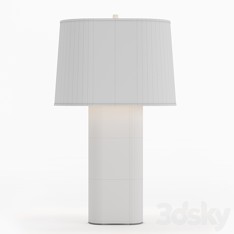 Holly Hunt Marlowe Table Lamp 3DS Max - thumbnail 2