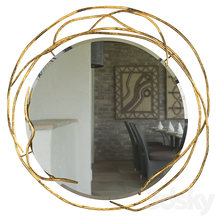 OM Mirror Art 3D Model
