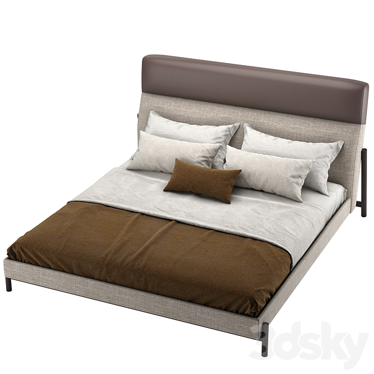 Bed SLAB by DOMKAPA 3DS Max - thumbnail 1