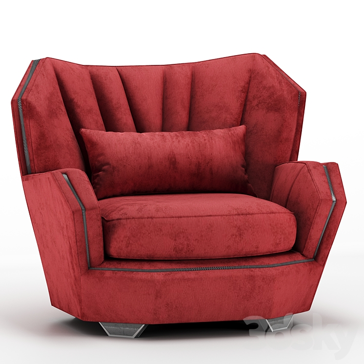 Visionnaire Hemingway Armchair 3D Model Free