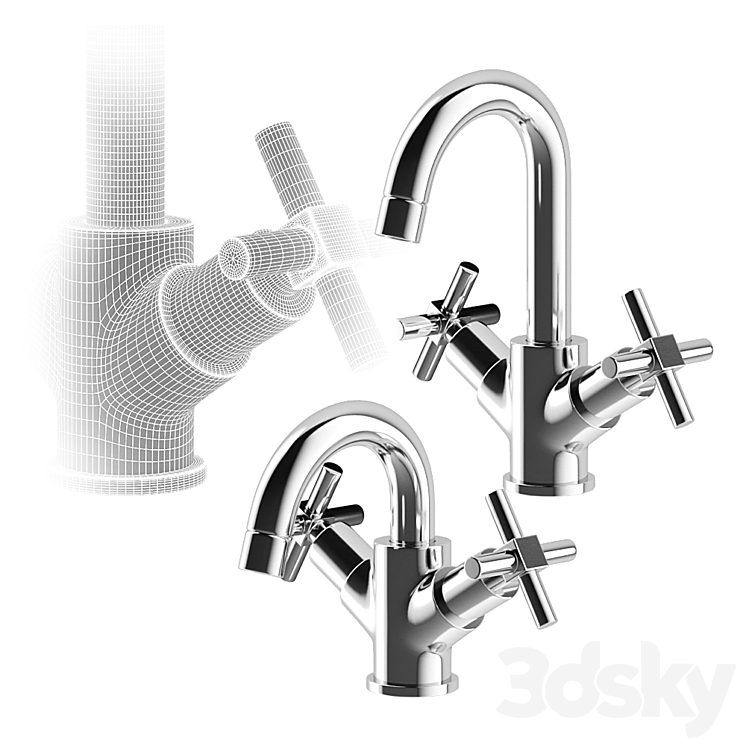 vitra mixers Nest, Win S, Juno Faucet 3D model
