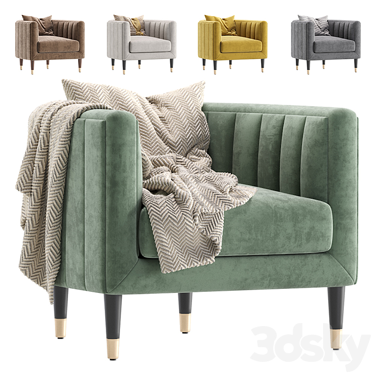 Armchair BRIDGE Cazarina Interiors\/Кресло БРИДЖ Free Download