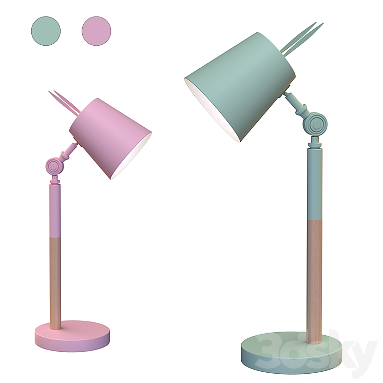 Table lamp LZPZ RUI 3D Model Free