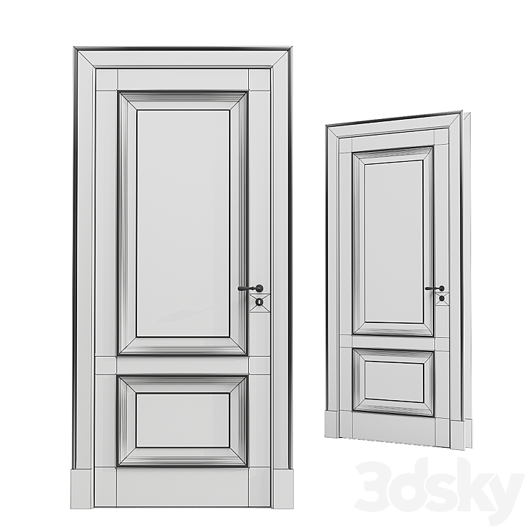 OM Door ROSSA Vienna RD202 3D Model