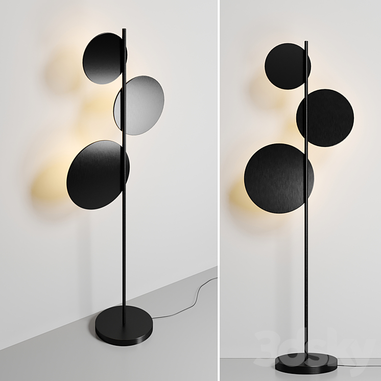 Ambiente line table light 3DS Max Model - thumbnail 1