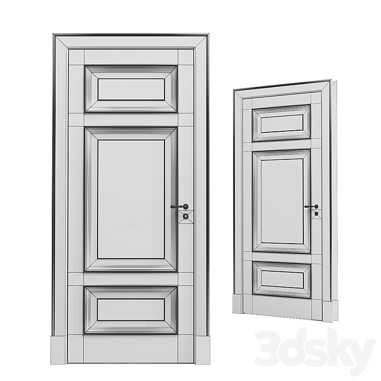 OM Door ROSSA Vienna RD204 3D Model