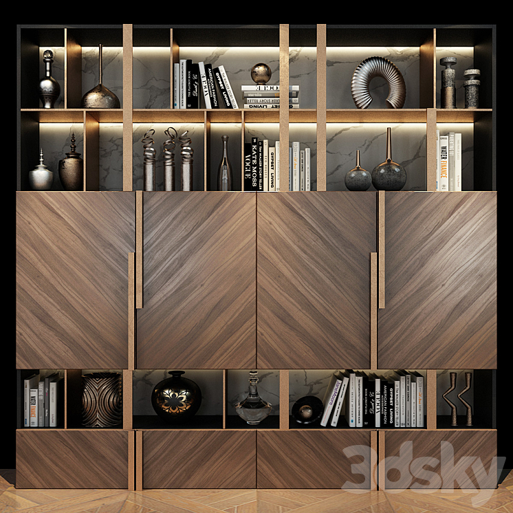 Cabinet Furniture | 0418 3DS Max Model - thumbnail 1