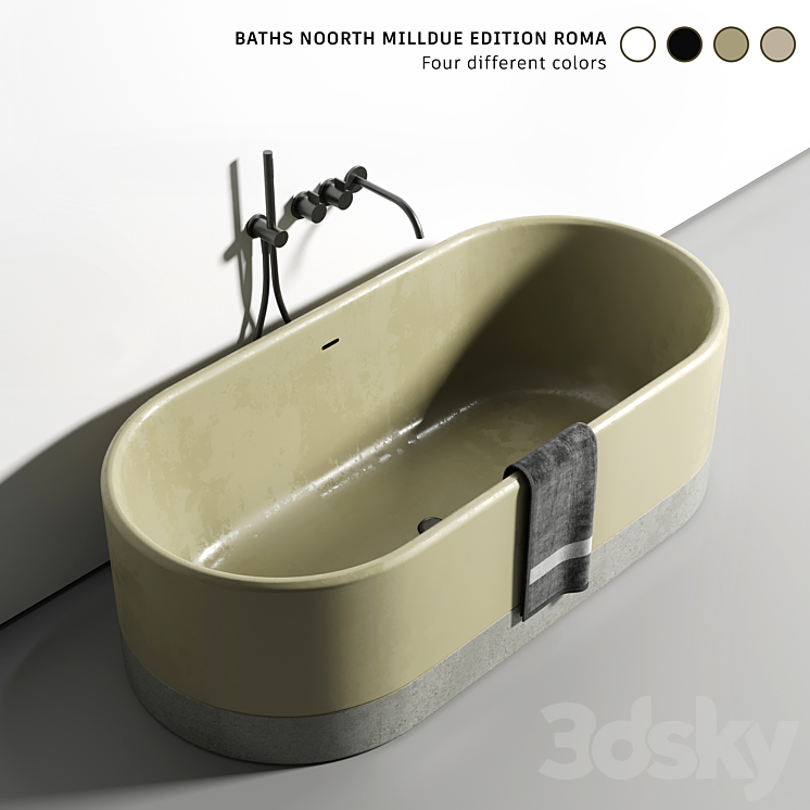 BATHS NOORTH MILLDUE EDITION ROMA 3D Model